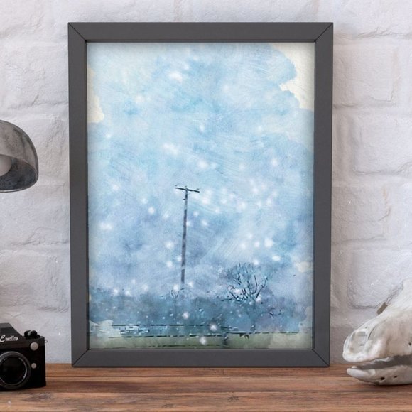 Winter‎ photography framed 🖼️ 8x10 - Picture 1 of 5